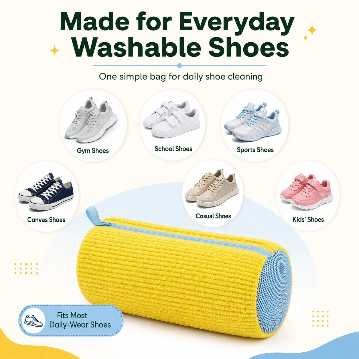 ShoePod™ Shoe Washing Bag