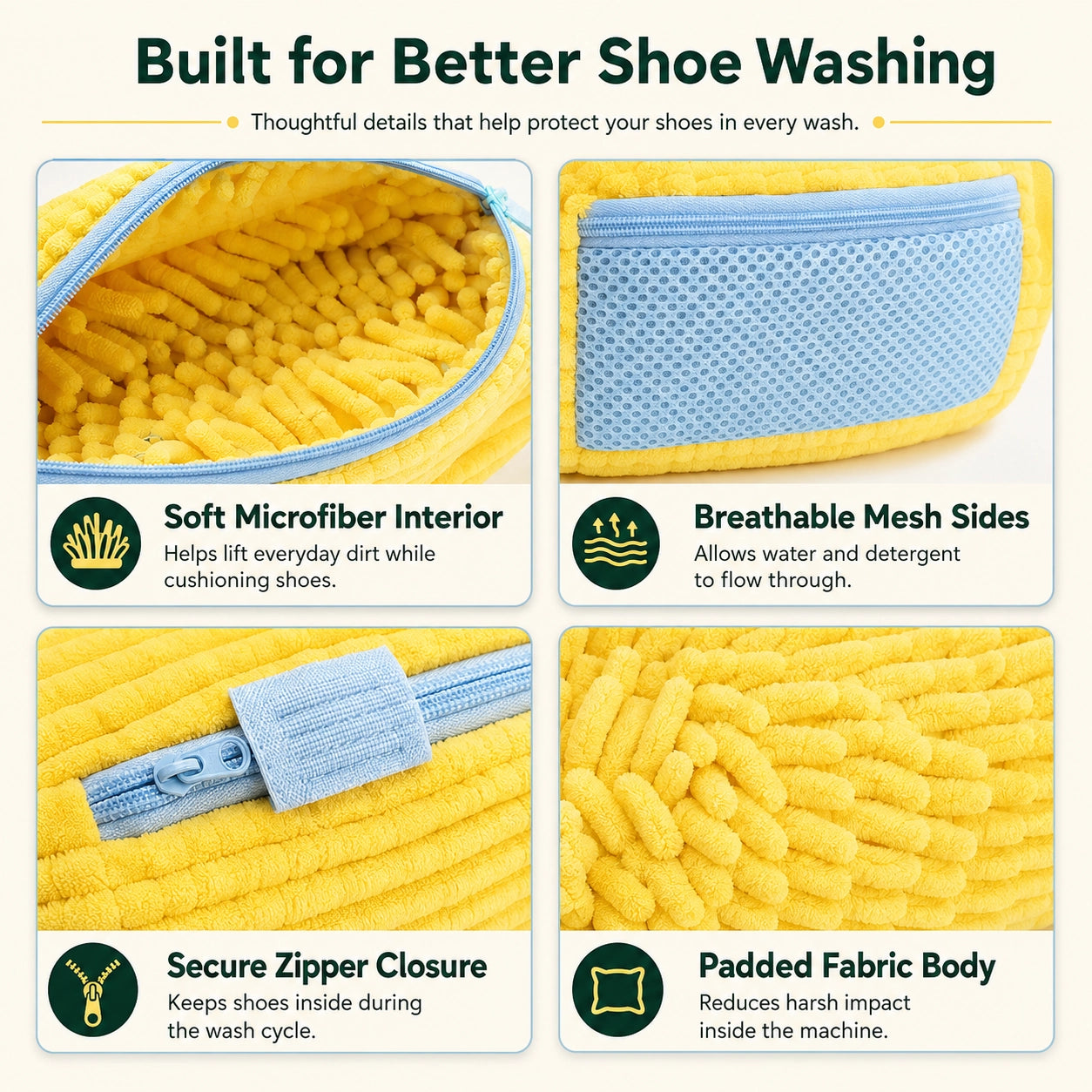 ShoePod™ Shoe Washing Bag
