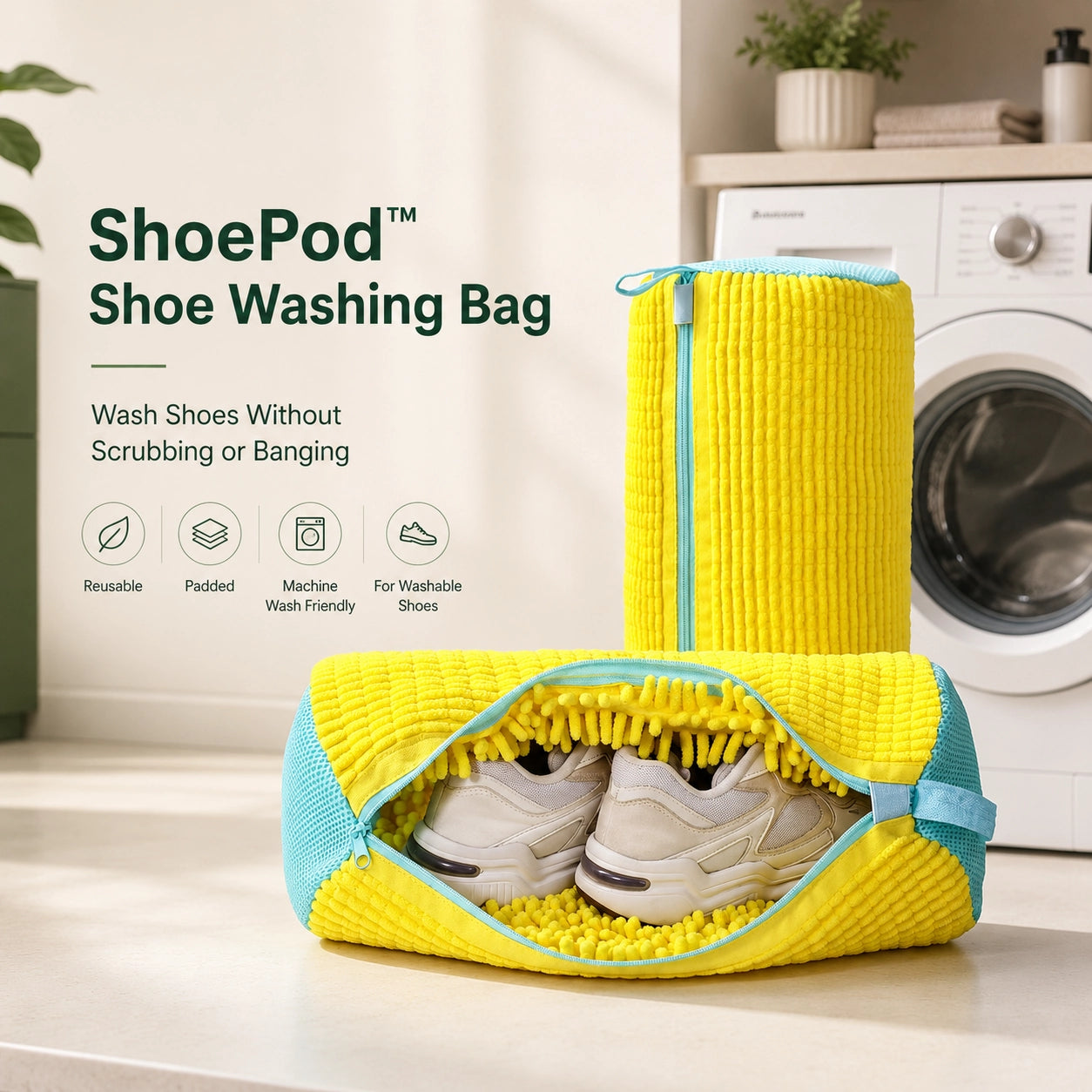 ShoePod™ Shoe Washing Bag